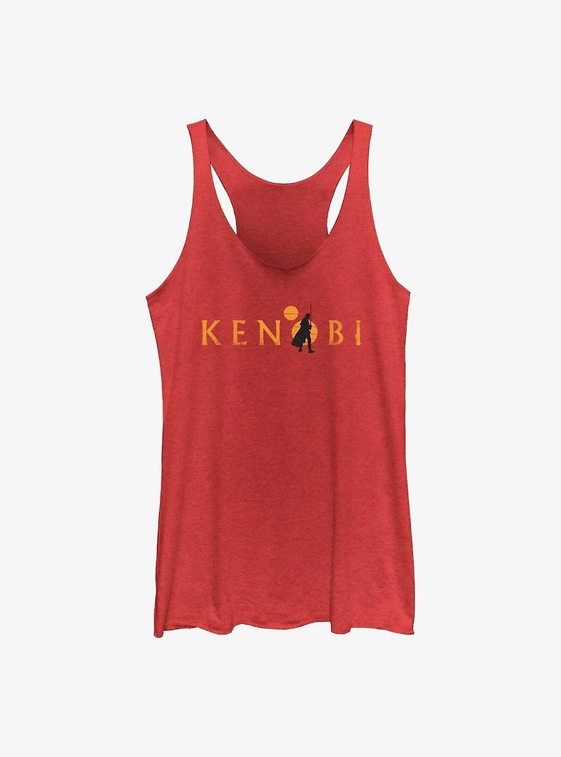 Star Wars Obi-Wan Kenobi Two Suns Logo Girls Tank Top