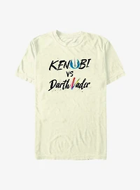 Star Wars Obi-Wan Kenobi Vader Lettering T-Shirt
