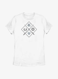 Star Wars Obi-Wan Kenobi Resistance Empire Crest Womens T-Shirt