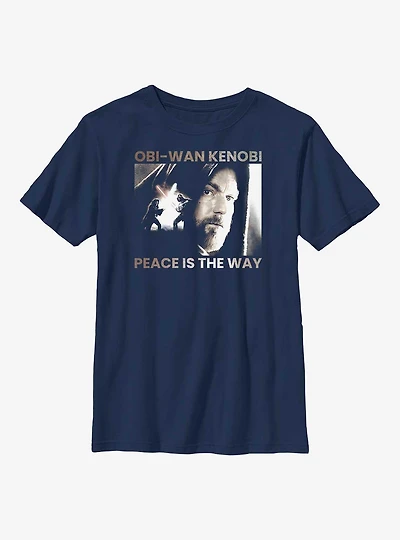 Star Wars Obi-Wan Kenobi Peace is the Way Youth T-Shirt