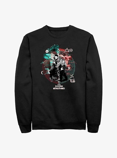 Marvel Doctor Strange The Multiverse Of Madness Magic Glitch Sweatshirt