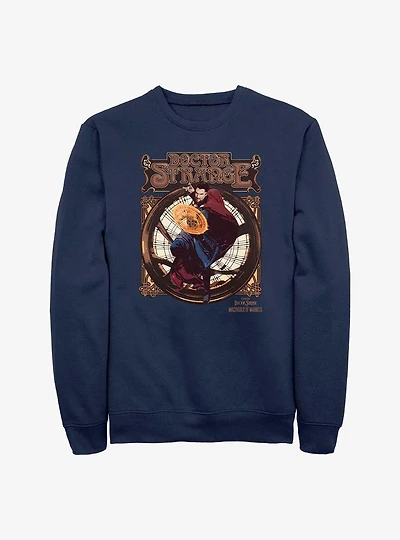 Marvel Doctor Strange The Multiverse Of Madness Retro Seal Sweatshirt