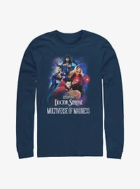 Marvel Doctor Strange The Multiverse Of Madness Poster Group Long-Sleeve T-Shirt