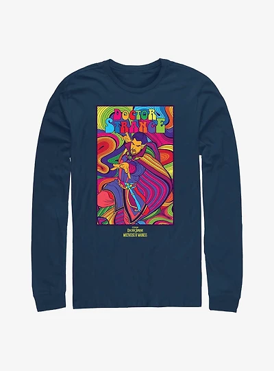 Marvel Doctor Strange The Multiverse Of Madness Groovy Long-Sleeve T-Shirt