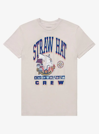 One Piece Straw Hat Crew Thousand Sunny T-Shirt - BoxLunch Exclusive
