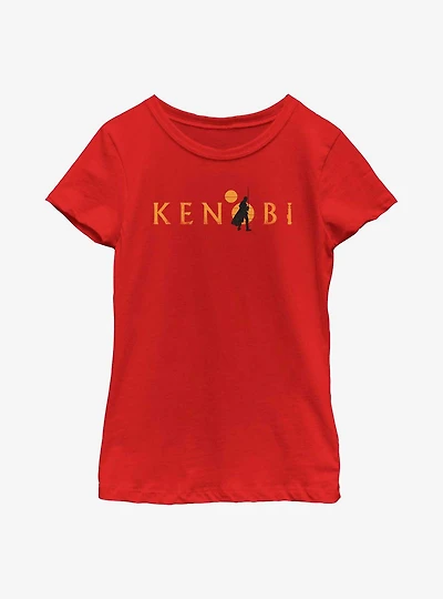 Star Wars Obi-Wan Kenobi Two Suns Logo Youth Girls T-Shirt