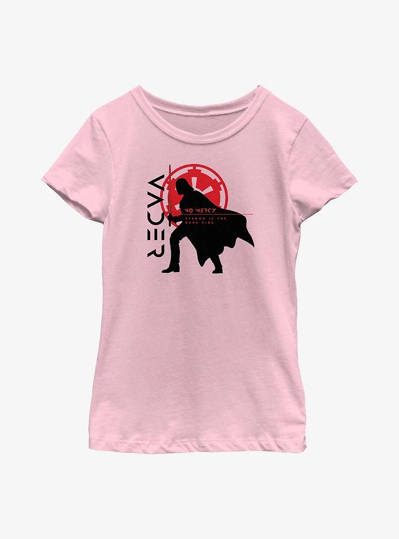 Star Wars Obi-Wan Kenobi Vader Silhouette Youth Girls T-Shirt