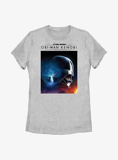 Star Wars Obi-Wan Kenobi Galaxy Fight Womens T-Shirt