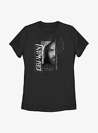 Star Wars Obi-Wan Kenobi Jedi Knight Portrait Womens T-Shirt