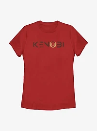 Star Wars Obi-Wan Kenobi Logo Womens T-Shirt