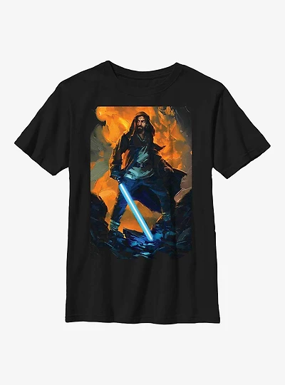 Star Wars Obi-Wan Kenobi Paint Youth T-Shirt