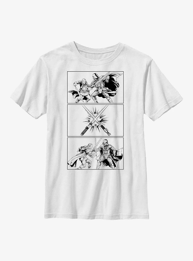 Star Wars Obi-Wan Kenobi Three Stack Youth T-Shirt