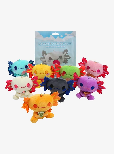 Kawaii Axolotl with Food Plush Blind Bag Keychain - BoxLunch Exclusive
