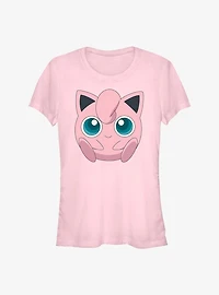 Pokemon Jigglypuff Face Girls T-Shirt