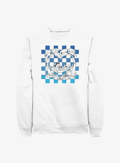 Disney Lilo & Stitch Duo Checkered Sweatshirt