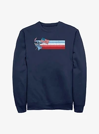 Disney Lilo & Stitch American Flag Sweatshirt