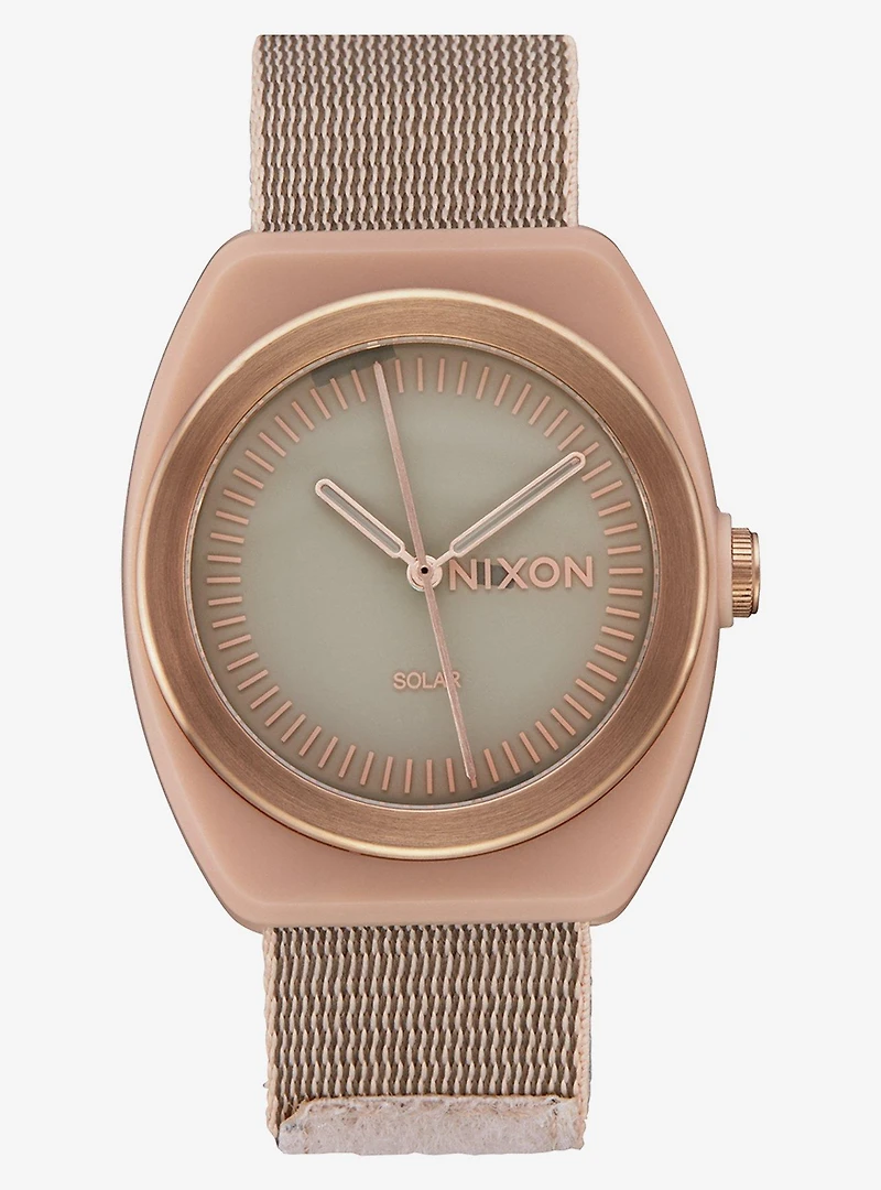 Nixon Light-Wave Light Pink Rose Gold Watch