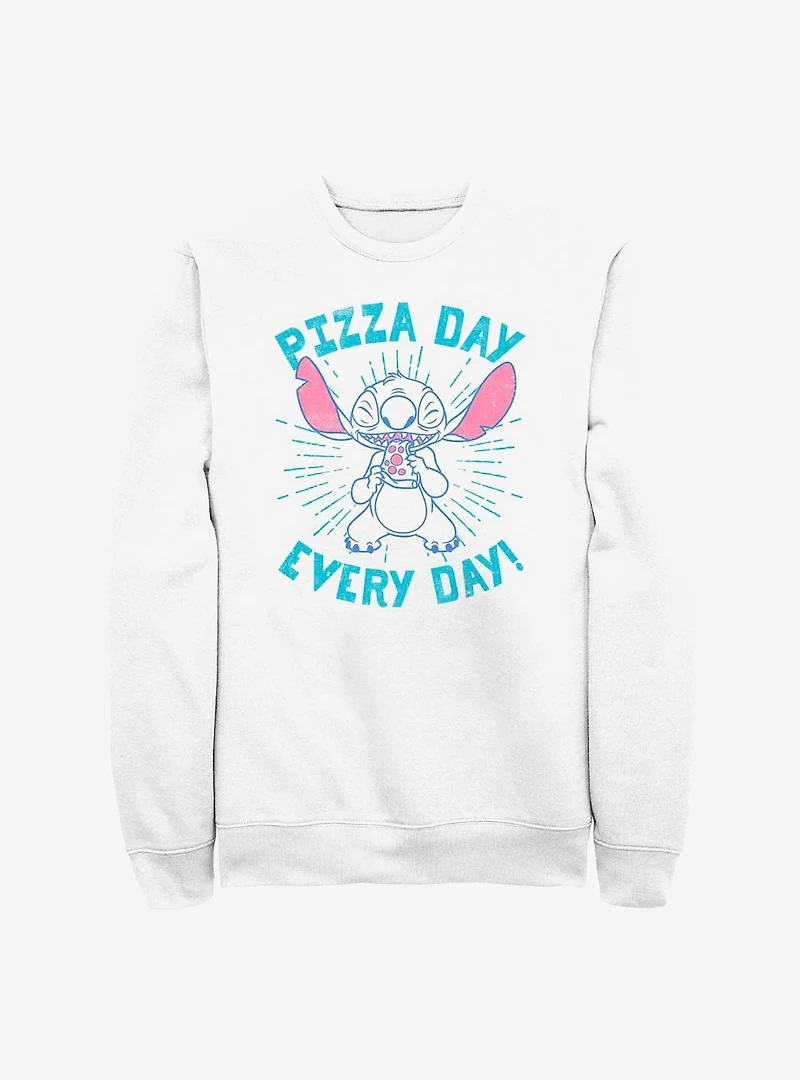 Disney Lilo & Stitch Pizza Day Every Sweatshirt