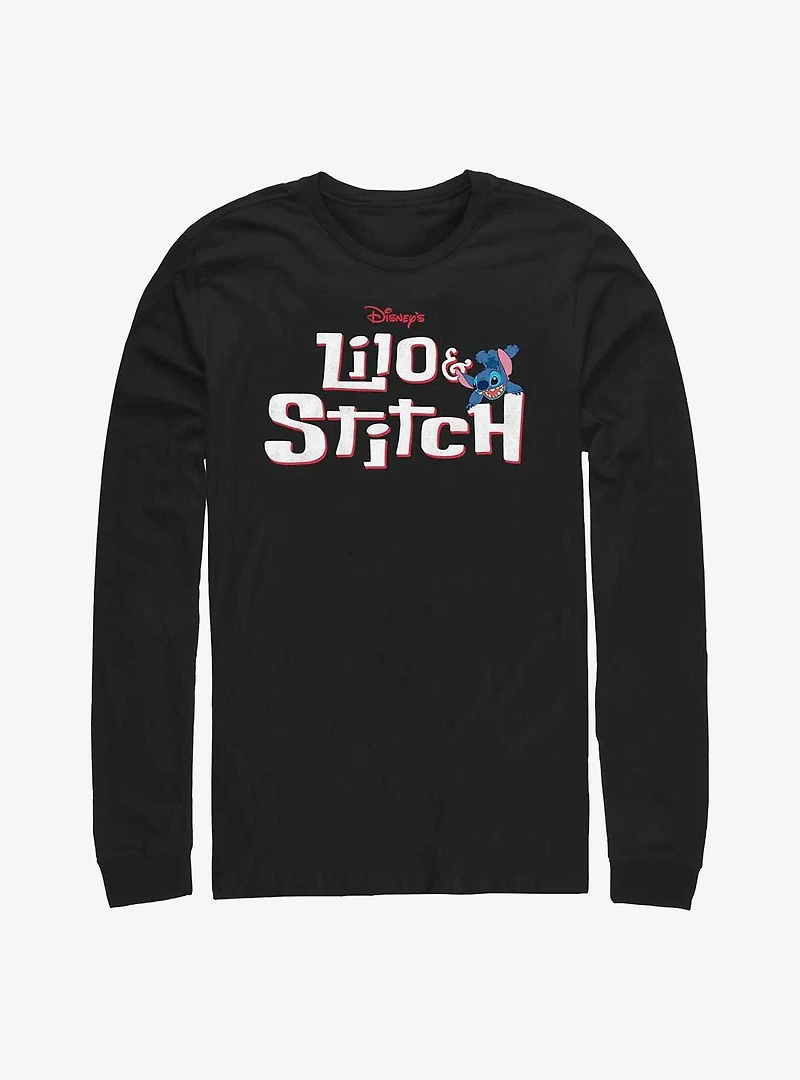 Disney Lilo & Stitch Sitch With Logo Long-Sleeve T-Shirt