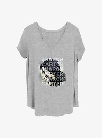 Marvel The Falcon and the Winter Soldier Carter Overlay Girls T-Shirt Plus Size