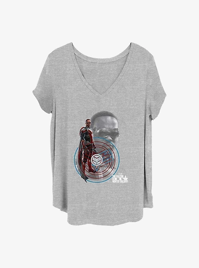 Marvel The Falcon and the Winter Soldier Falcon Hero Girls T-Shirt Plus Size