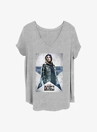 Marvel The Falcon and the Winter Soldier Carter Poster Girls T-Shirt Plus Size