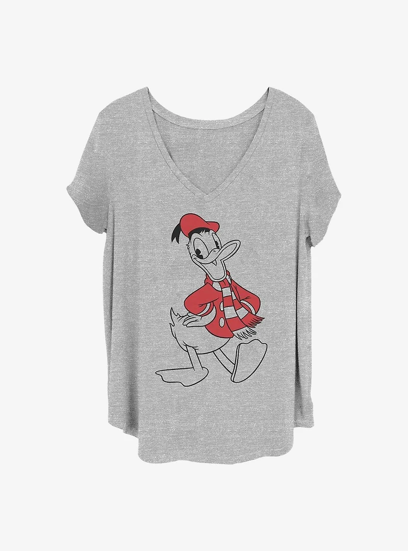 Disney Donald Duck Holiday Girls T-Shirt Plus