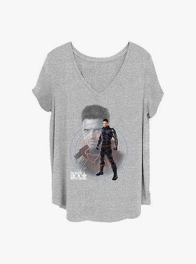 Marvel The Falcon and the Winter Soldier Winter Hero Girls T-Shirt Plus Size