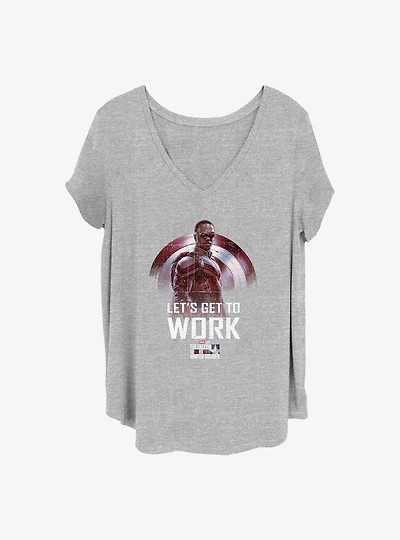 Marvel The Falcon and the Winter Soldier I'm In Charge Girls T-Shirt Plus Size