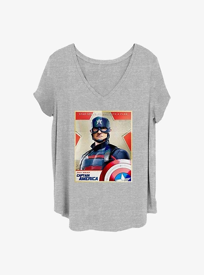 Marvel The Falcon and the Winter Soldier Inspired By Cap Girls T-Shirt Plus Size