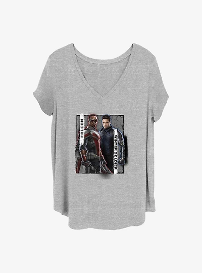 Marvel The Falcon and the Winter Soldier New Team Girls T-Shirt Plus Size