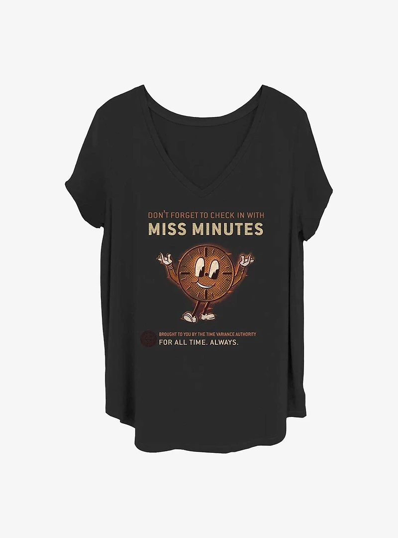 Marvel Loki Check In Girls T-Shirt Plus Size