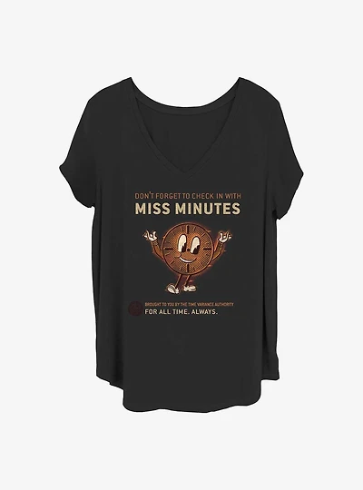 Marvel Loki Check In Girls T-Shirt Plus Size