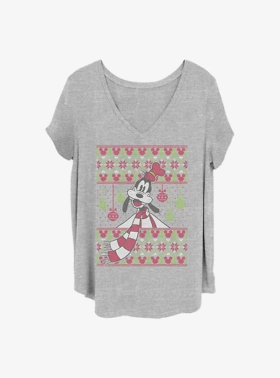Disney Goofy Ornament Sweater Girls T-Shirt Plus Size