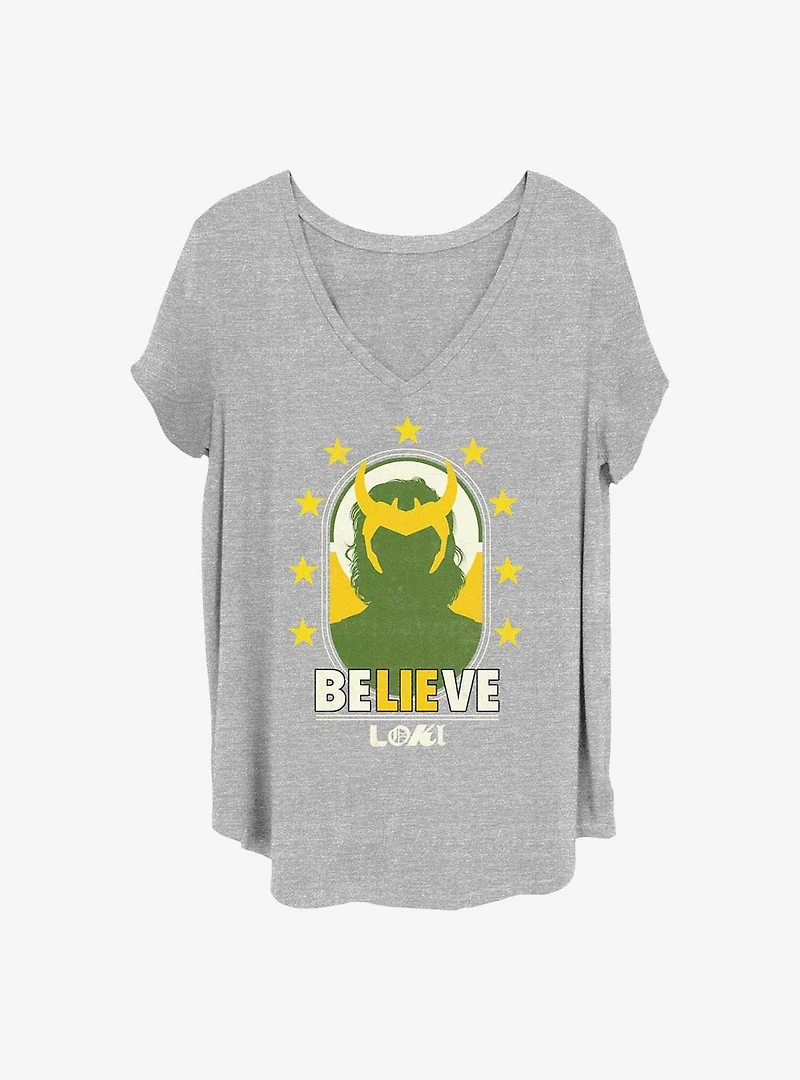 Marvel Loki Green And Gold Girls T-Shirt Plus Size