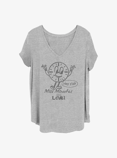 Marvel Loki Hey Miss Minutes Girls T-Shirt Plus Size
