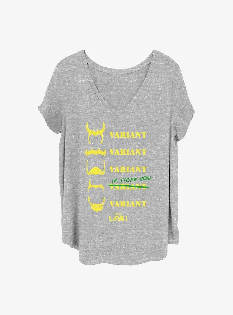Marvel Loki I'm Sylvie Now Girls T-Shirt Plus