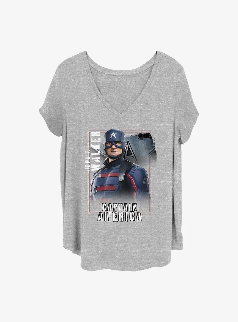 Marvel the Falcon and Winter Soldier Walker Hero Girls T-Shirt Plus