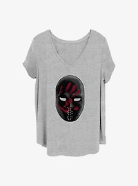 Marvel The Falcon and the Winter Soldier Large Mask Girls T-Shirt Plus Size