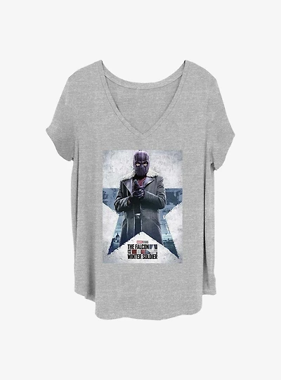 Marvel The Falcon and the Winter Soldier Zemo Poster Girls T-Shirt Plus Size