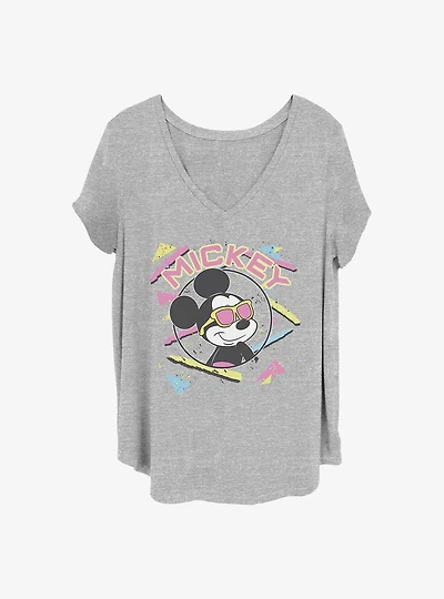 Disney Mickey Mouse 90S Mickey Girls T-Shirt Plus Size
