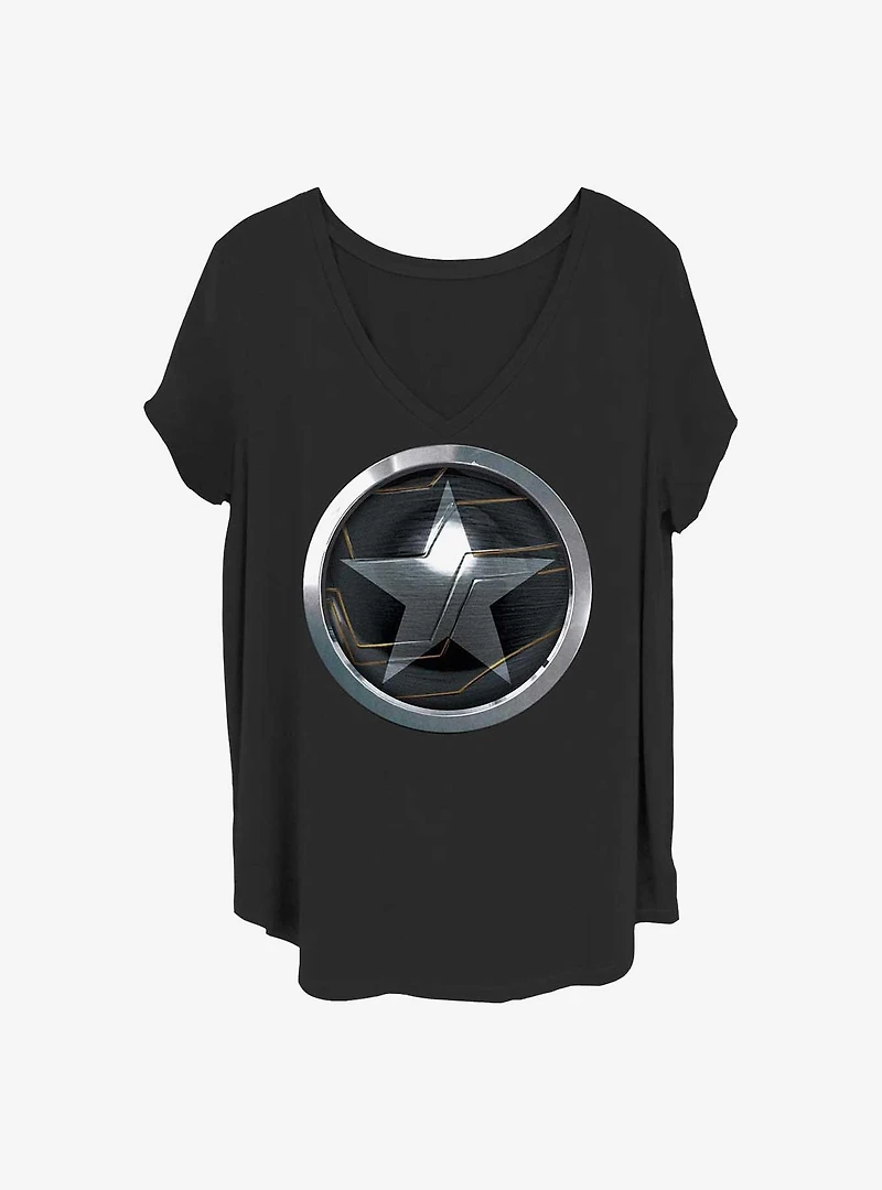 Marvel the Falcon and Winter Soldier Logo Girls T-Shirt Plus