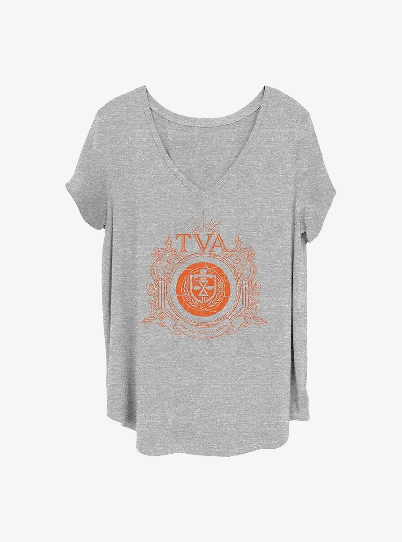 Marvel Loki TVA Badge Girls T-Shirt Plus