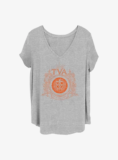 Marvel Loki TVA Badge Girls T-Shirt Plus