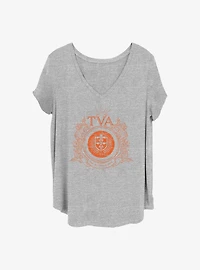 Marvel Loki TVA Badge Girls T-Shirt Plus