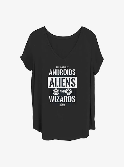 Marvel the Falcon and Winter Soldier Trinity Girls T-Shirt Plus