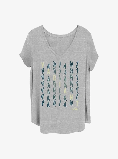 Marvel Loki Variant Location Girls T-Shirt Plus
