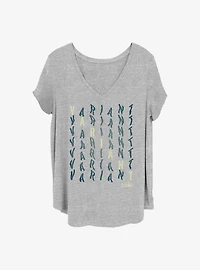 Marvel Loki Variant Location Girls T-Shirt Plus