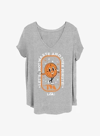 Marvel Loki Let's Not Waste Another Minute Girls T-Shirt Plus
