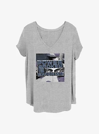 Marvel the Falcon and Winter Soldier Watching Girls T-Shirt Plus